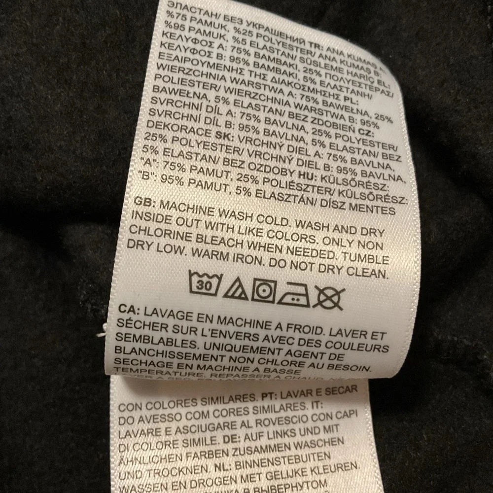 The North Face Girls Fleece Pullover Hoodie Black - Picture 8 of 9